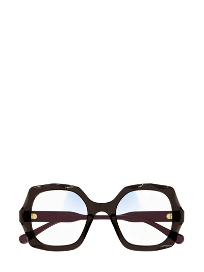 Chloé Eyewear Oversized Square In Brown