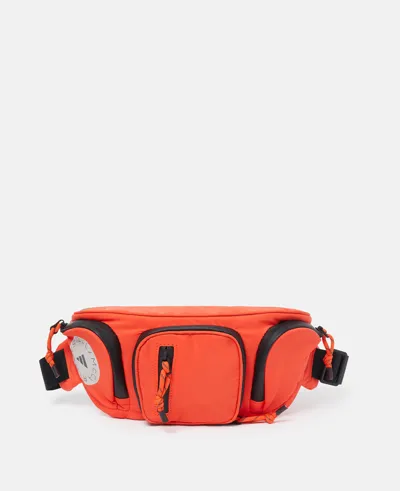 Stella Mccartney Logo 24/7 Bum Bag In Orange