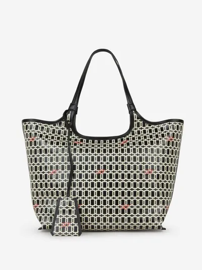 Roger Vivier Grand Vivier Mini Tote Bag In Negre