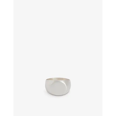 Jil Sander Silver Classic Chevalier Ring