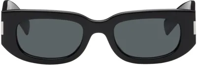 Saint Laurent Black Sl 697 Sunglasses In 001 Black