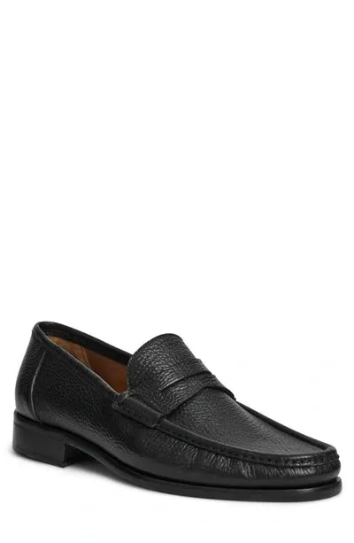 Bruno Magli Rho Penny Loafer In Black Cervo