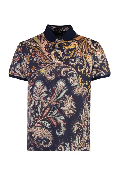 Etro Paisley Print Short In Multi