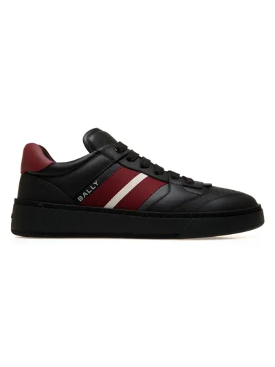 Bally Sneaker Rebby In Black Red