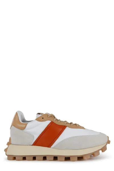 Tod's 1t Panelled Lace-up Sneakers In White