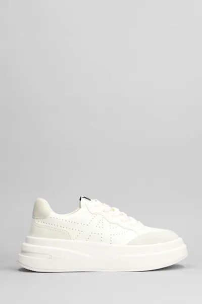 Ash Impuls Bis Sneakers In White Leather