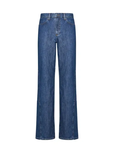 Apc Indigo Elle Jeans In Blue