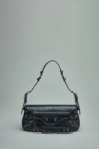 Balenciaga Le Cagole Small Sling Shoulder Bag In Black