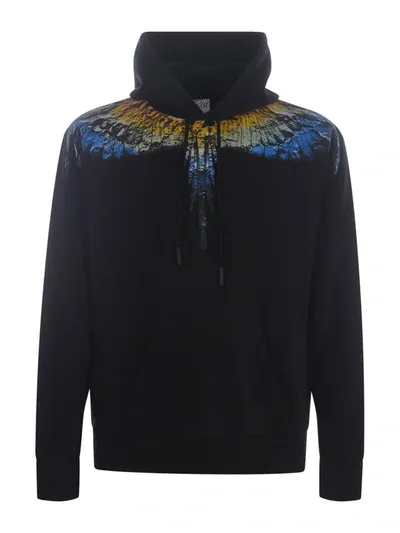 Marcelo Burlon County Of Milan Wings Hoodie In Negro