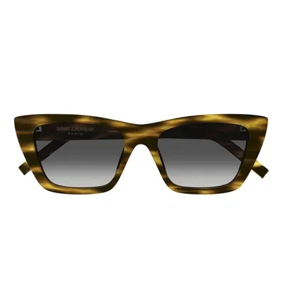 Saint Laurent Eyewear Sunglasses In Havana