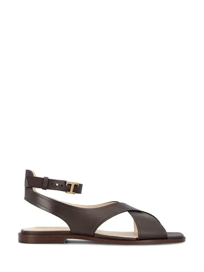 Tod's Sandals In Black