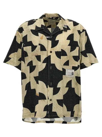 Miharayasuhiro Maison Mihara Yasuhiro Patchwrok Print Shirt In Multicolor