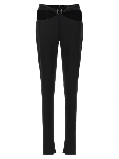 Mugler M Cut-out Pants Black