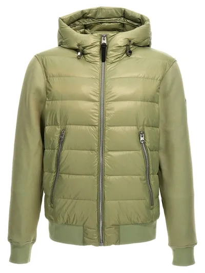 Mackage Frank Padded Bomber Jacket In Green