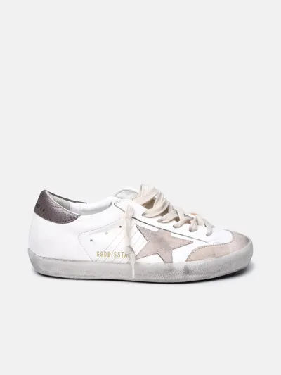 Golden Goose White Leather Sneakers