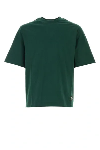 Burberry Cotton T-shirt In Green