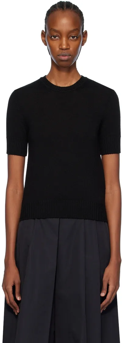 Max Mara Black Berge Sweater In Blau