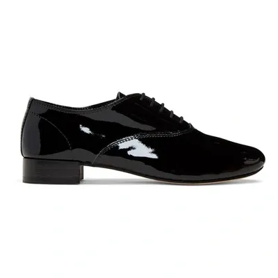 Repetto Black Patent Zizi Oxfords