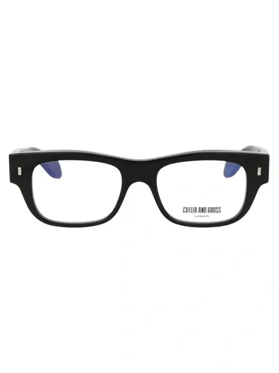 Cutler And Gross Optical In Black On Blue