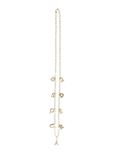 Dsquared2 Charmy Necklace In Gold