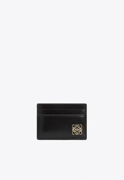 Loewe Anagram Puffer Cardholder In Black