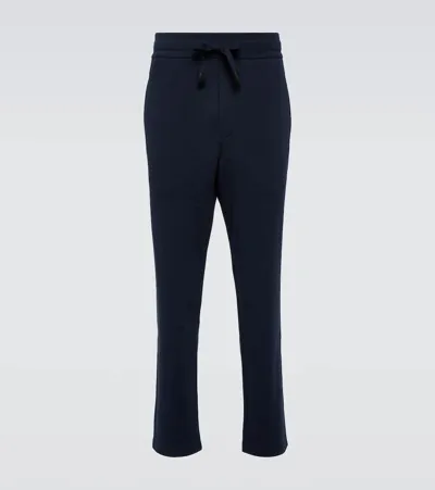 Brioni Cotton-blend Jersey Sweatpants In Fuji