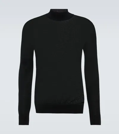 Zegna Wool Sweater In Black