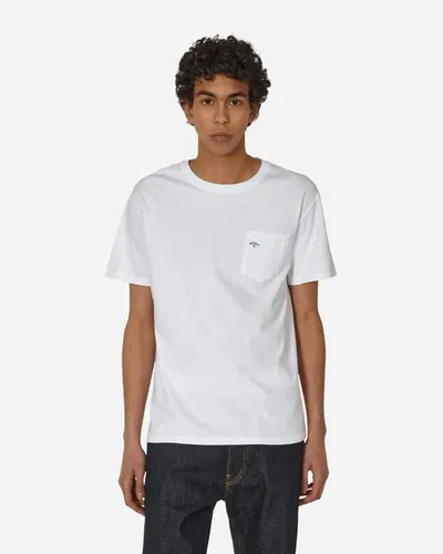 Noah Core Logo-print Cotton-blend Jersey T-shirt In White