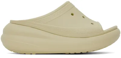 Crocs Crush Slides In Beige