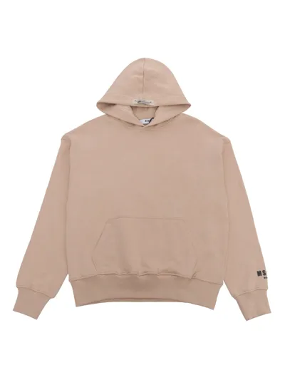 Msgm Kids' Beige Hoodie