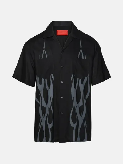 Vision Of Super Black Viscose Shirt