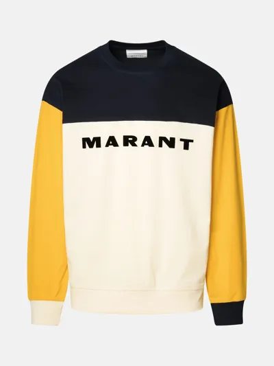 Isabel Marant Multicolor Cotton Sweatshirt In Yellow