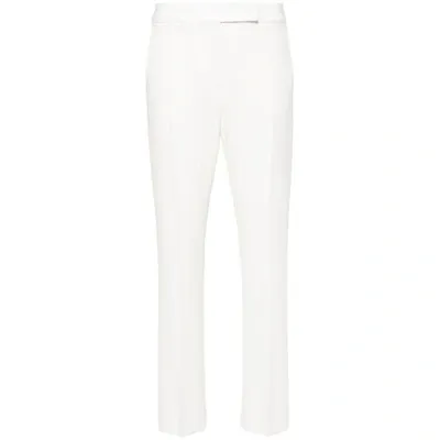 Max Mara Pianoforte Pants In White