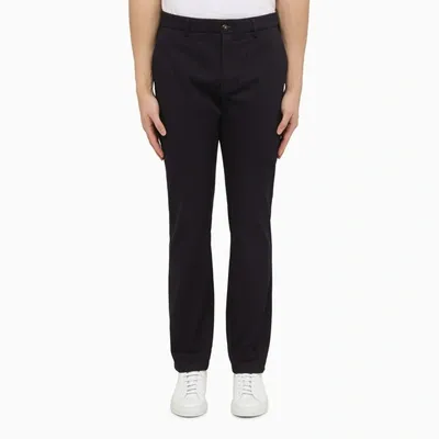 Department 5 Regular Navy Blue Cotton Trousers