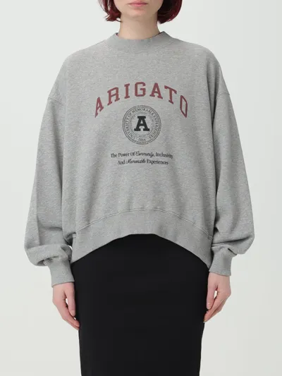 Axel Arigato Arigato University Crew Neck Sweatshirt In 灰色