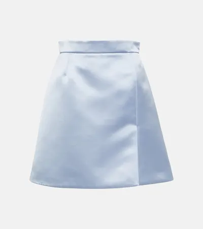 Nina Ricci Satin-finish Mini Skirt In U2762