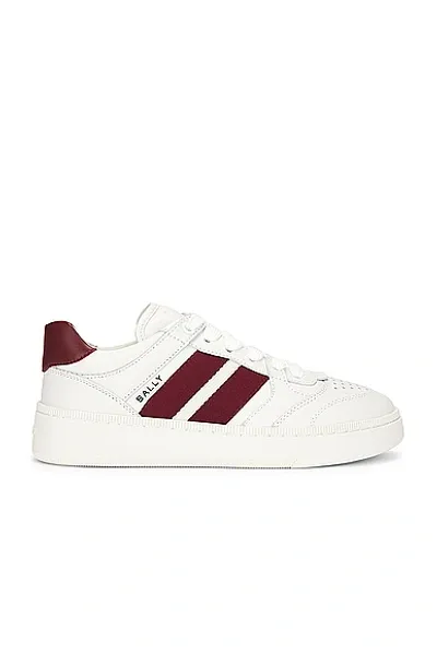 Bally Rebby Panelled Sneakers In White