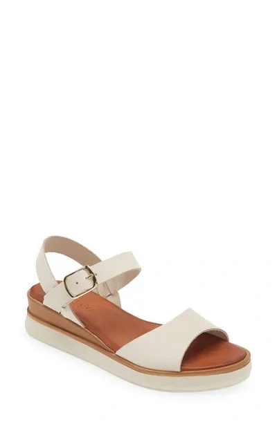 Cordani Sierra Ankle Strap Wedge Sandal In Arena Nubuck