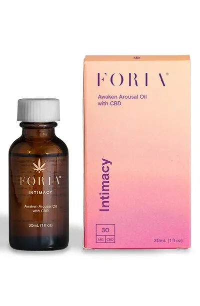 Foria Awaken Arousal Oil With Cbd In White