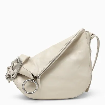 Burberry Knight Small Leather Shoulder Bag In Beige