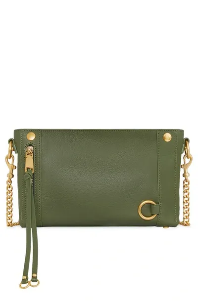 Rebecca Minkoff Mini Mab Leather Crossbody Bag In Sage