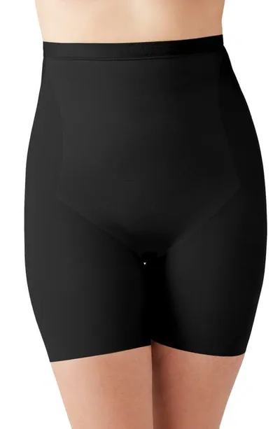 Wacoal Shape Revelation Straight High Waist Thigh Shaper In Black