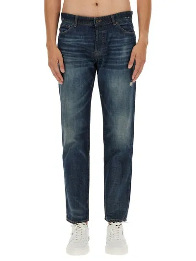 Hugo Boss Boss Regular Fit Jeans In Blue