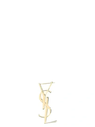 Saint Laurent Cassandre Gold-tone Single Earring