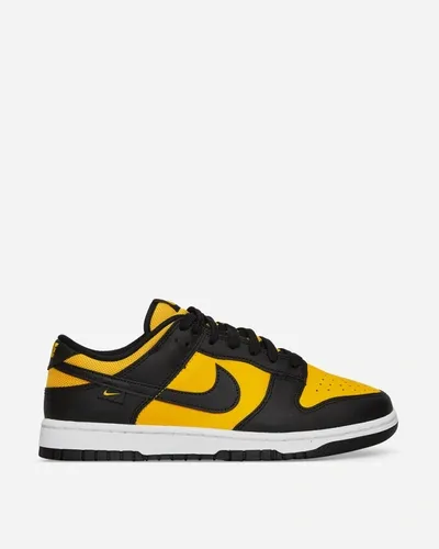 Nike Dunk Low "black/university Gold" Sneakers In White