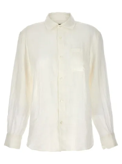 Apc Chemise Boyfriend Shirt In White