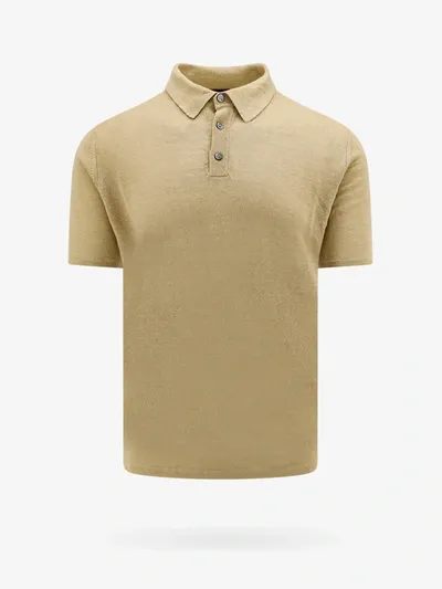 Roberto Collina Polo Shirt In Beige