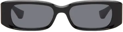 Bonnie Clyde Black Double Slap Sunglasses In Black/black