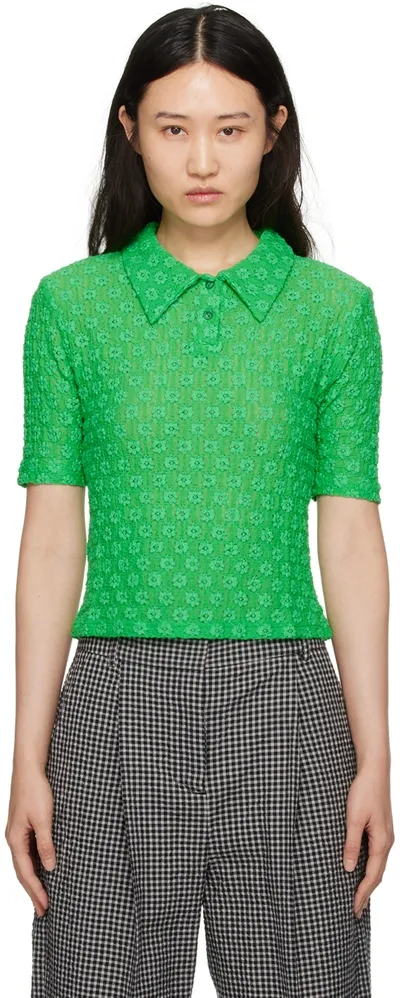 Ymc You Must Create Green Five Summer Polo