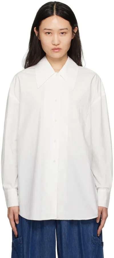 Ymc You Must Create White Lena Shirt In 10-white